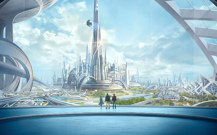 HD wallpaper: Tomorrowland, fantasy, people, the city, the future of the  Earth | Wallpaper Flare