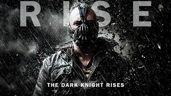 The Dark Knight Rises, Bane, Tom Hardy, Batman, gas masks, movies