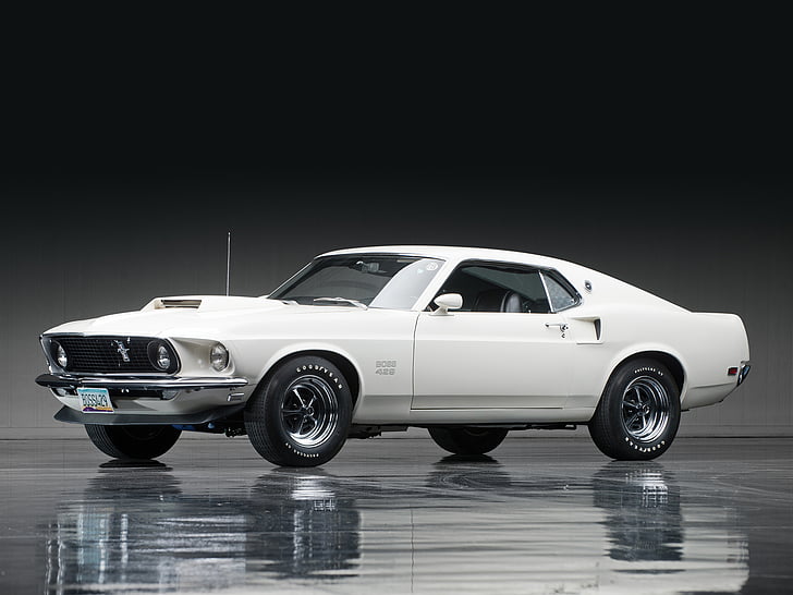 1969, 429, boss, classic, ford, muscle, mustang, HD wallpaper