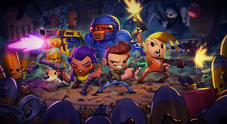 Enter the Gungeon Video Game, Games, Other Games, Shooter, roguelike, HD wallpaper