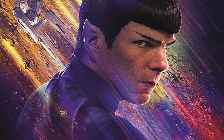 Star Trek Beyond Spock, Star Trek male character wallpaper, Movies