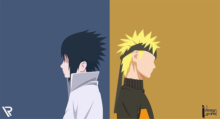Uzumaki Naruto and Uchiha Sasuke wallpaper, Anime, Naruto Uzumaki, HD wallpaper