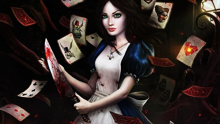 HD wallpaper: Alice In Wonderland, Alice: Madness Returns, video games,  young women | Wallpaper Flare