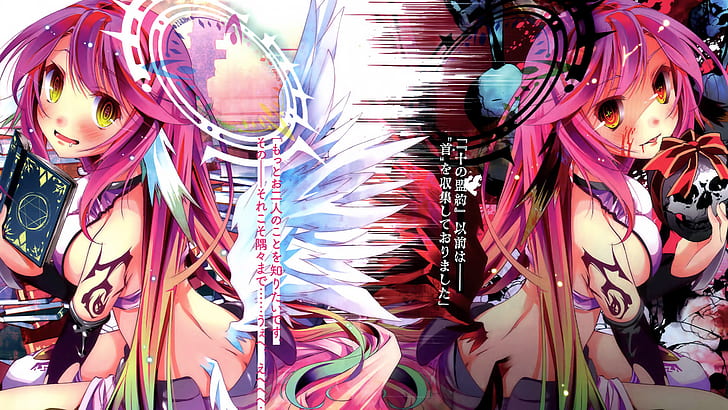 Anime, No Game No Life, Jibril (No Game No Life), HD wallpaper