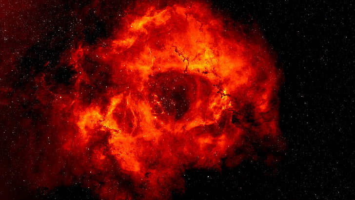 nebula, rosette nebula, universe, phenomenon, astronomical object, HD wallpaper