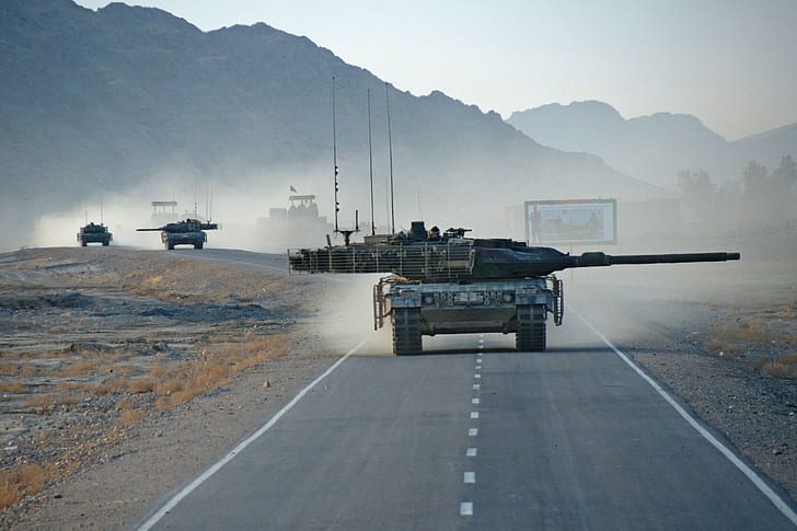 Leopard 2, vehicle, military, tank