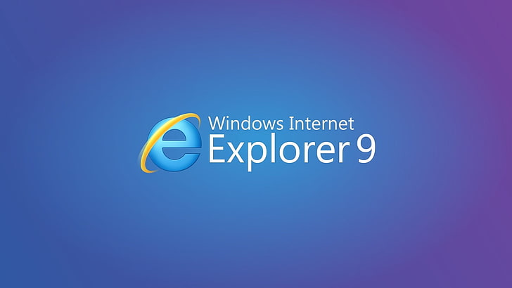 Windows Internet Explorer 9 logo, browser, blue, white, vector, HD wallpaper