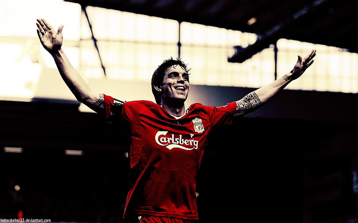 Daniel Agger, Liverpool FC, Football Player, waist up, front view
