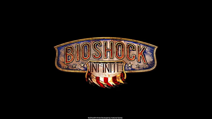BioShock, BioShock Infinite, video games, black background, HD wallpaper