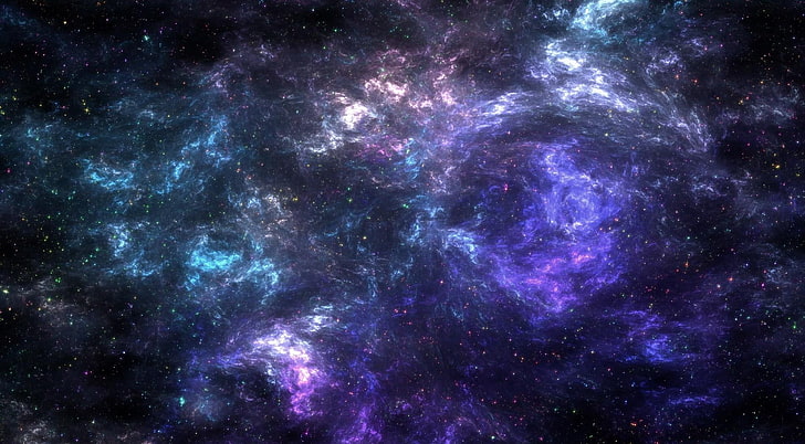 galaxy, stars, nebulae, clusters, abstract, backgrounds, astronomy, HD wallpaper