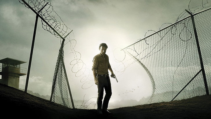 The Walking Dead Rick Grimes, TV Show, Andrew Lincoln, one person, HD wallpaper