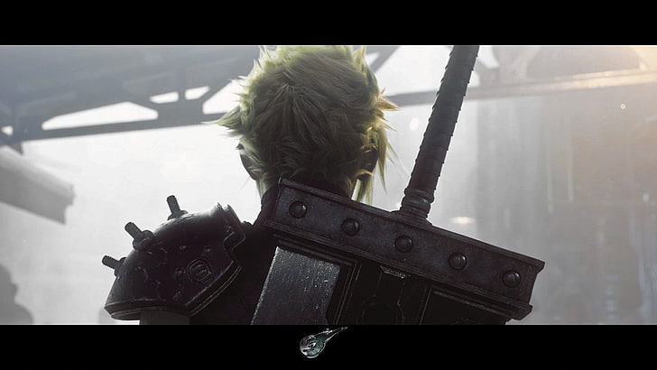 Final Fantasy Cloud Strife, Final Fantasy VII, Shinra, Midgar, HD wallpaper