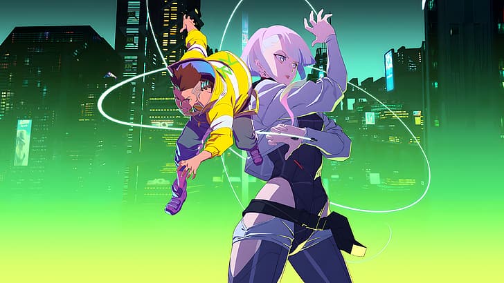 Cyberpunk: edgerunners, Cyberpunk 2077, Netflix, anime, lucy (edgerunners)