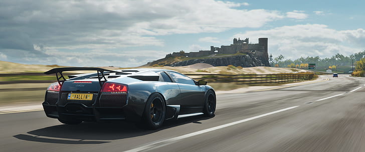 Forza Horizon 4, video game art, Lamborghini, Lamborghini Murcielago LP 670-4 SV