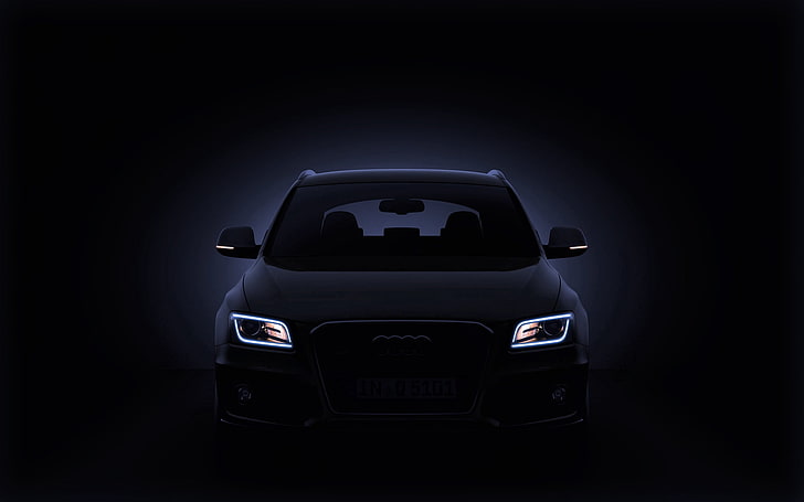 black Audi car, q5, land Vehicle, transportation, wheel, modern, HD wallpaper