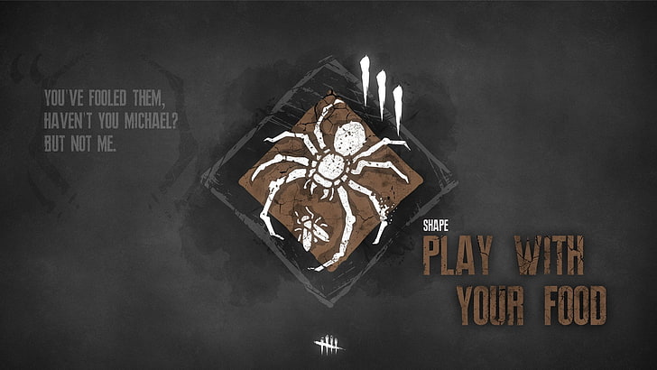 Video Game, Dead By Daylight, Minimalist, Play With Your Food (Dead by Daylight), HD wallpaper