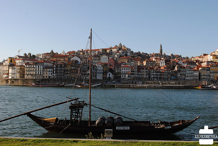 city, landscape, cityscape, Porto, nautical vessel, water, transportation, HD wallpaper