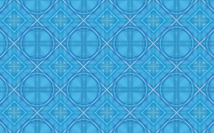 pattern, minimalism, circle, backgrounds, full frame, blue, HD wallpaper