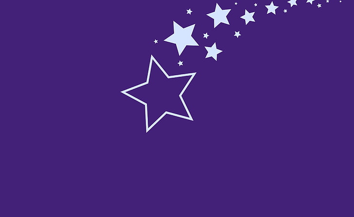 HD wallpaper: Stars Purple Background