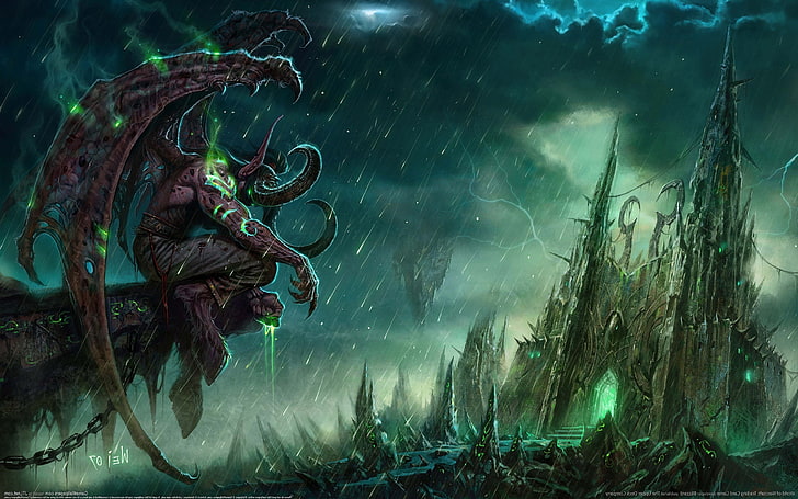 Black Temple, World Of Warcraft: The Burning Crusade, plant