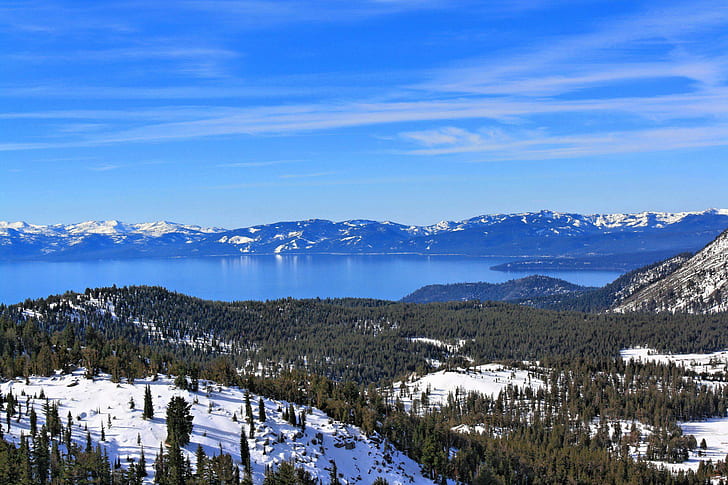 Lake Tahoe, mountain, nature, cool, nature and landscapes