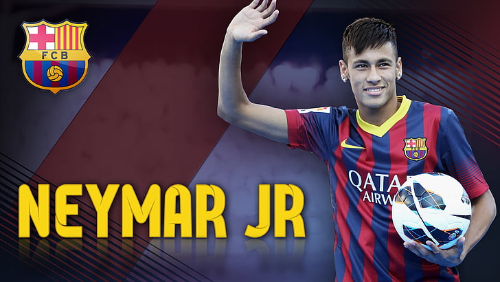 Neymar Jr. clip art, FC Barcelona, sport, soccer, winning, competitive Sport, HD wallpaper