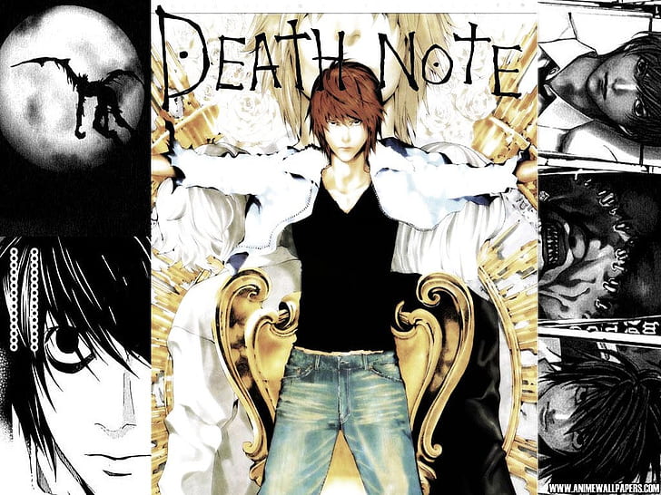 death note kira 1024x768  Anime Death Note HD Art