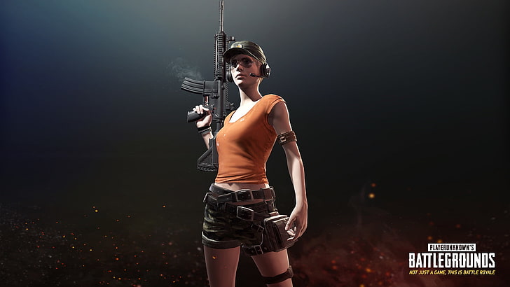 PUBG, video games, one person, three quarter length, young adult, HD wallpaper