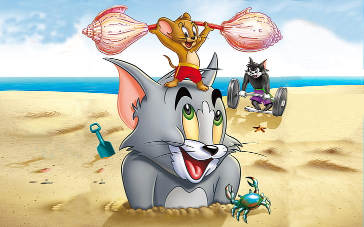 HD wallpaper: Tom-and-Jerry-Tough-And-Tumble-poster-HD-Wallpapers-2560×1600  | Wallpaper Flare