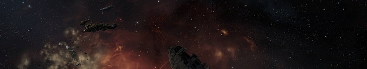 black and brown galaxy, EVE Online, Amarr, night, star - space