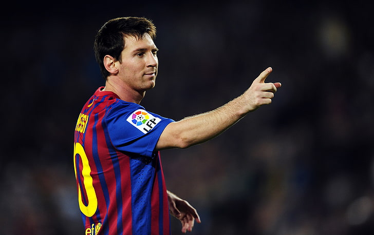 HD wallpaper: Lionel Messi, Goal, FC Barcelona, The celebration, Camp Nou,  Wink | Wallpaper Flare