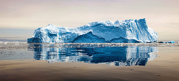 iceberg on body of water, antarctica, antarctica, Christopher Michel
