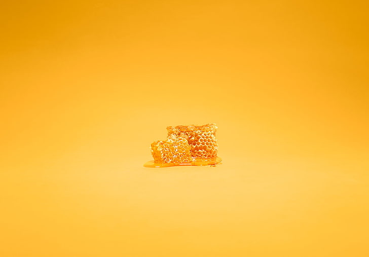 honey comb, Android (operating system), honeycombs, simple background, HD wallpaper