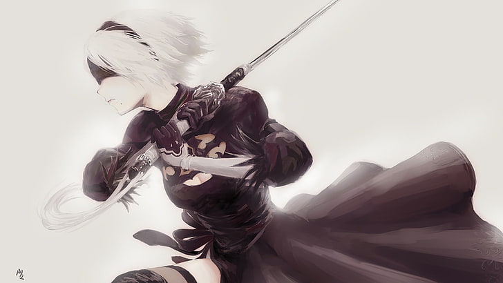 Nier: Automata, 2B (Nier: Automata), one person, real people
