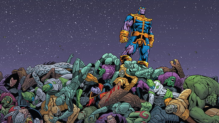 HD wallpaper: Thanos Marvel Stars HD, cartoon/comic | Wallpaper Flare