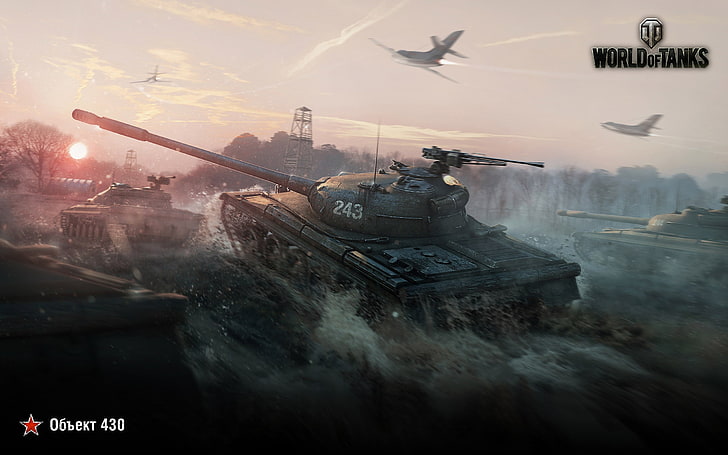 World of Tanks game poster, obj. 430, Объект 430, wargaming