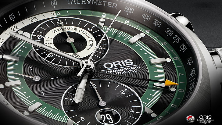watch, luxury watches, Oris, wristwatch, close-up, time, number, HD wallpaper