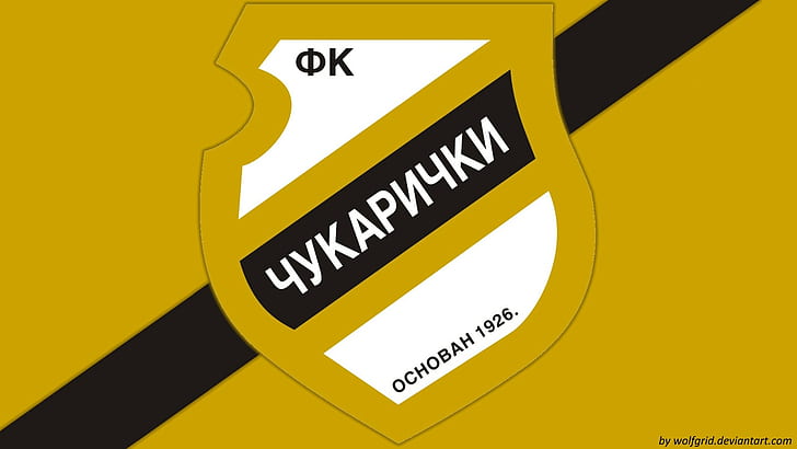 soccer, sports, logo, soccer clubs, FK Cukaricki, HD wallpaper