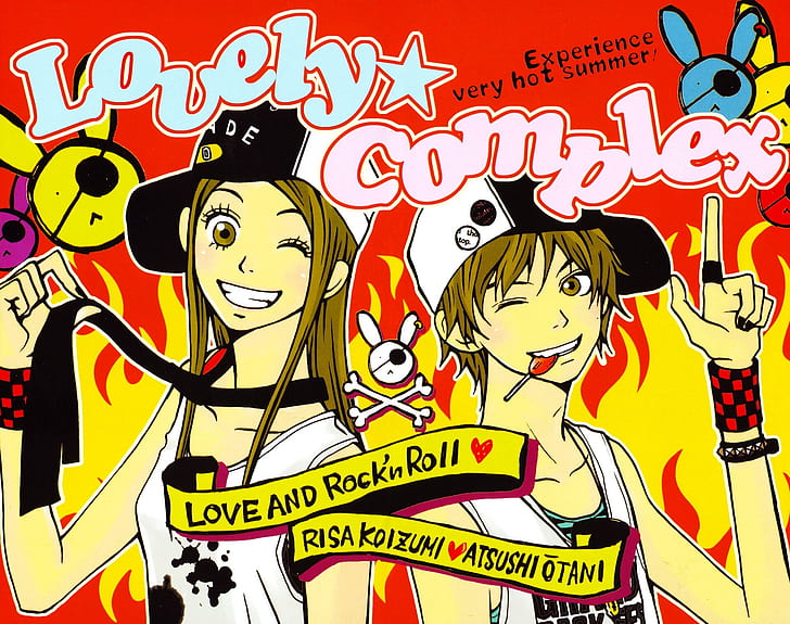 Anime, Lovely Complex, Atsushi Ōtani, Risa Koizumi, HD wallpaper