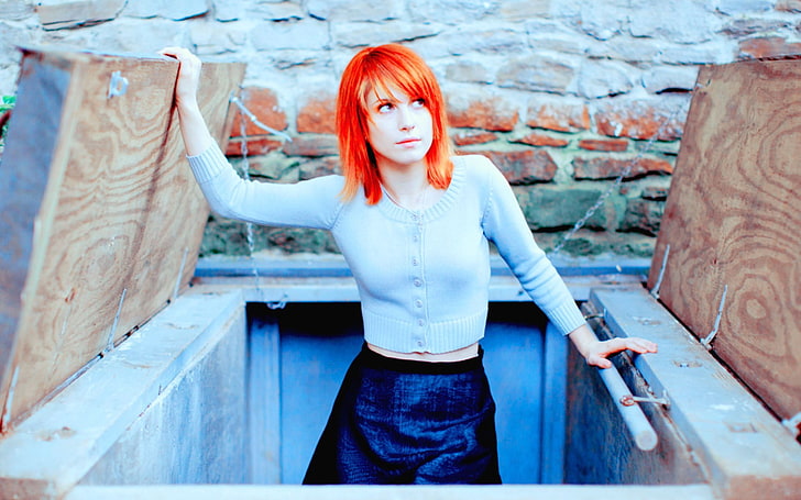 Hayley Williams, Paramore, women, singer, redhead, one person, HD wallpaper