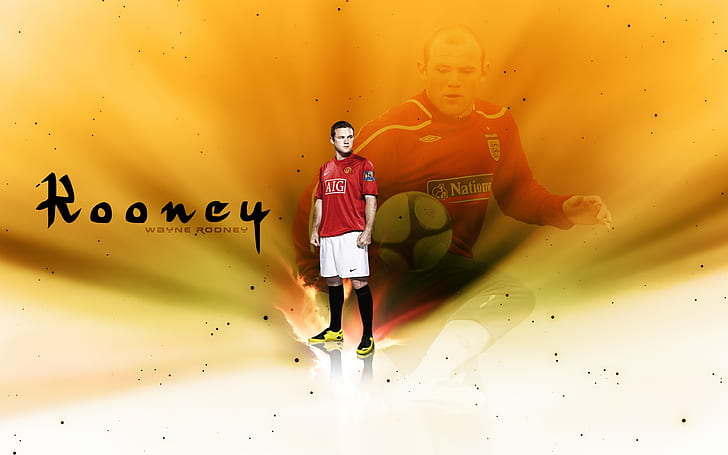 Soccer, Wayne Rooney, HD wallpaper