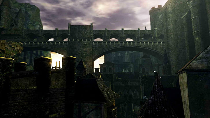 Dark Souls Undead Burg, castle, bastion, video games, fortress