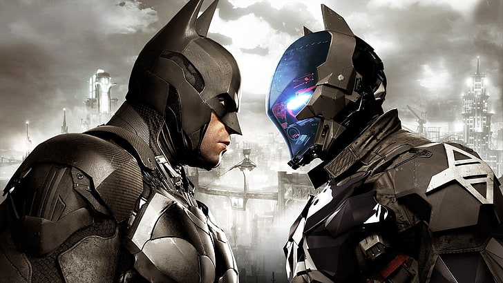 Batman and Robocop, Batman: Arkham Knight, Rocksteady Studios, HD wallpaper