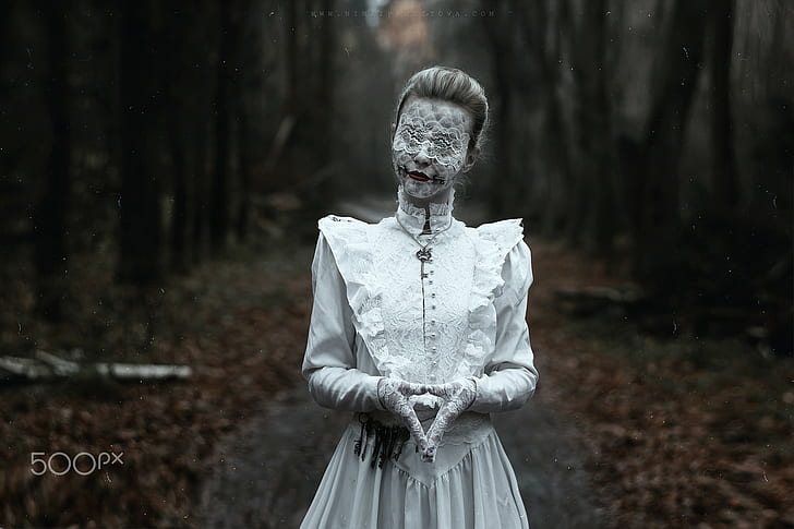 Shirø Igarashi, fantasy girl, horror, 500px, HD wallpaper