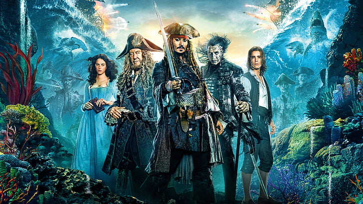 Pirates of Carribean digital wallpaper, Pirates of the Caribbean: Dead Men Tell No Tales