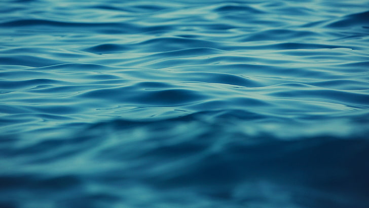 agua, azul, naturaleza, oceano, HD wallpaper