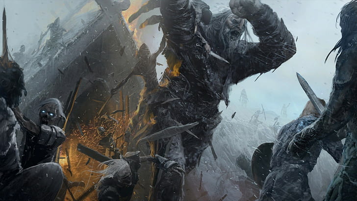 The Others, Game of Thrones, giant, fantasy art