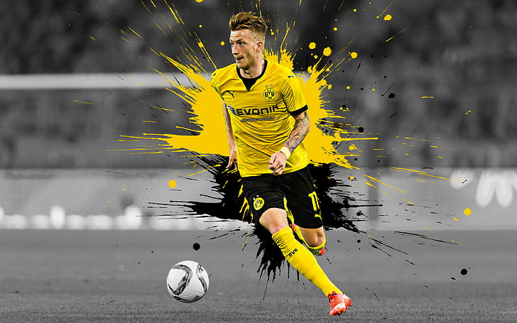 Soccer, Marco Reus, Borussia Dortmund, German, HD wallpaper