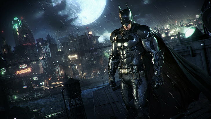 Batman Arkham Knight video game, batman character, Video Games, HD wallpaper