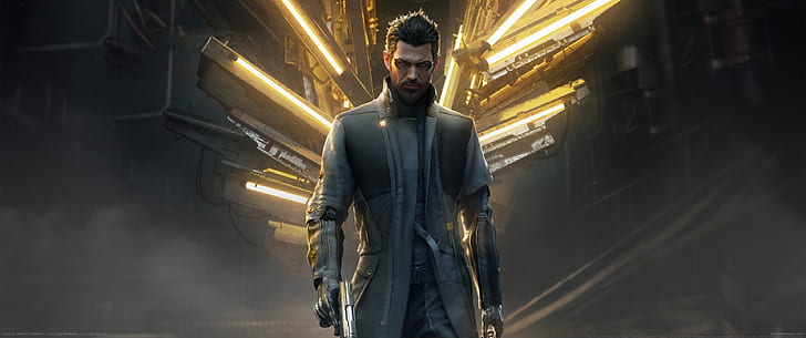 video games, ultrawide, ultra-wide, Deus Ex: Mankind Divided